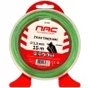 Żyłka tnąca NAC gwiazdka 1,3 mm x 15 m zielona do kosy podkaszarki kosiarki