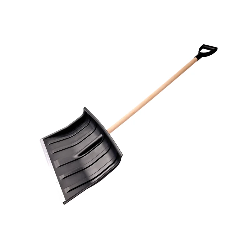 Łopata śniegowa z drewnianym trzonkiem BLACK VR-7492 VERKATTO