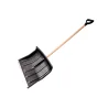 Łopata śniegowa z drewnianym trzonkiem BLACK VR-7492 VERKATTO