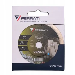 Tarcza diamentowa tnąca na mokro 0,6mm 76mm VENUS FERRATi