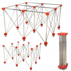 Rubi stół rozkładany roboczy do płyt wielkoformatowych 120x120 cm 28918