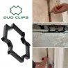 Klipsy na kable DUO CLIPS wciskane 50 mm 50 szt.