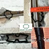 Klipsy na kable DUO CLIPS wciskane 50 mm 50 szt.