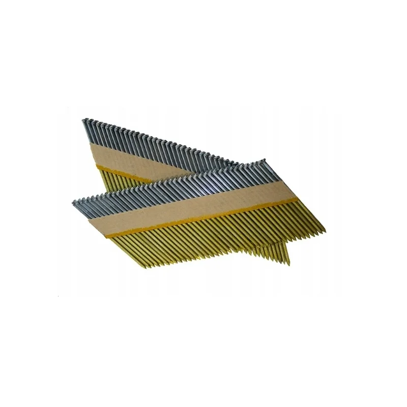 Gwoździe PR28/75BKRI_10KG GWOŹDZIE ŁĄCZONE PAPIEREM PIERŚCIENIOWE