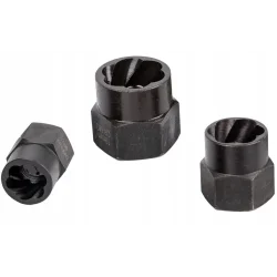 Zestaw nasadek do zniszczonych śrub (długie) SILVER