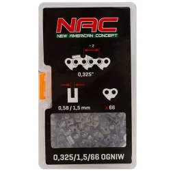 ŁAŃCUCH 16" NAC (66 OGNIWEK - 0,325 X 1,5) TT-CS4500, NO-CS38, CAST45-40-02AC, CST40TCCW, HY-CST45-40-WO - BLISTER ///Ł4