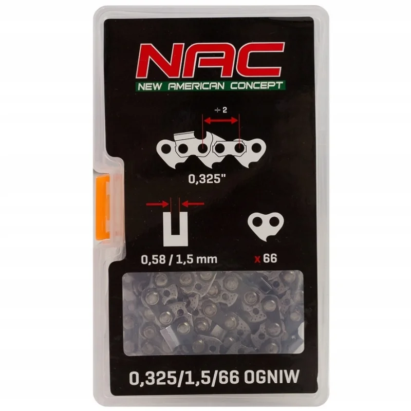ŁAŃCUCH 16" NAC (66 OGNIWEK - 0,325 X 1,5) TT-CS4500, NO-CS38, CAST45-40-02AC, CST40TCCW, HY-CST45-40-WO - BLISTER ///Ł4