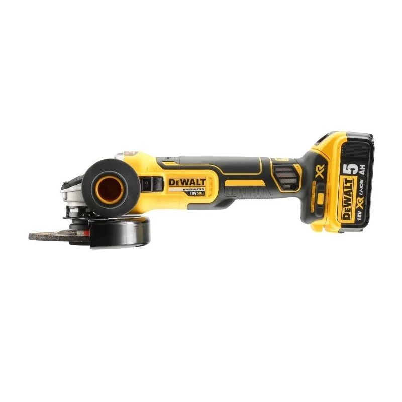 Szlifierka kątowa aku 18V XR 3x5Ah 125mm z silnikiem bezszczotkowym Perform&Protect TSTAK II DCG405P3 DeWALT