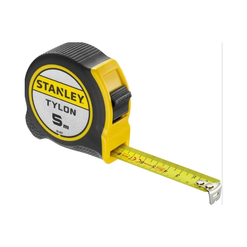 Miara Tylon 5mx19mm obudowa z tworzywa - karta STANLEY (op.zb.6szt)