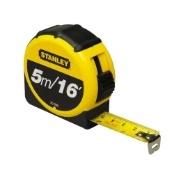 Miara Stanley Tylon 5 m / 16' x 19 mm obudowa z tworzywa - luz STANLEY®