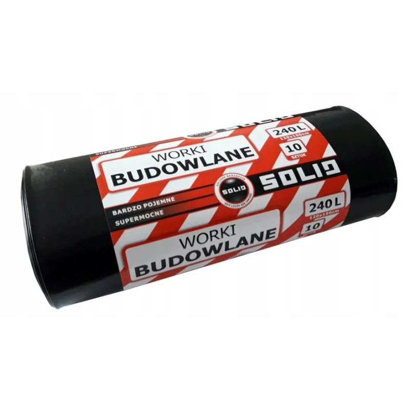Worki budowlane LDPE 240l a.10