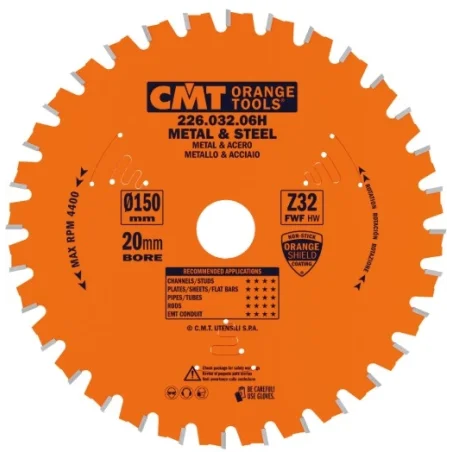 226.032.06H Piła HM D150 F20 Z32 K/P1,6/1,2 8* FWF