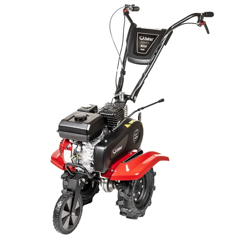 Glebogryzarka Cedrus Rato R210, szerokość robocza 81cm, 2 biegi do przodu 1 bieg do tyłu, max. głębokość robocza 36cm, pompowane