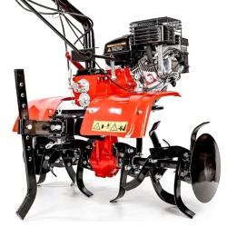 Glebogryzarka Loncin Silnik LC170F-2, pojemność 212 cm3, 2 biegi w przód, 1 w tył, szerokość robocza 100 cm, noże robocze 3+3, w