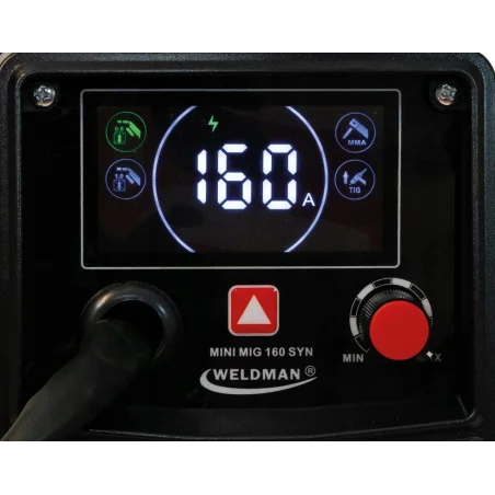 Półautomat MINI MIG 160 SYN FLUX/TIG LIFT WELDMAN