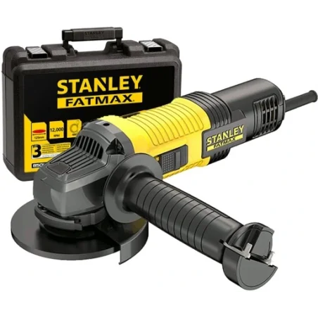 Szlifierka z płynnym startem 850W 125mm Stanley FatMax FMEG220K-Qs Walizka