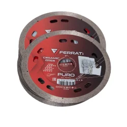 Tarcza diamentowa do gresu i ceramiki PURO 125mm Idealne Cięcie FERRATi