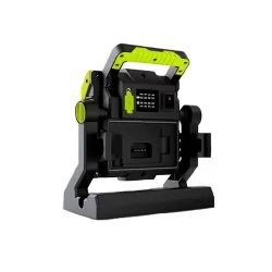 Naświetlacz akumulatorowy lampa robocza LED halogen 35W+5 adapterów baterii