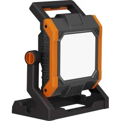 Lampa robocza naświetlacz LED halogen 55W warsztatowa + 2 gniazda IP54