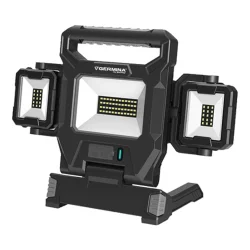 Lampa robocza akumulatorowa, naświetlacz Germina Auriga LED 40W+2x5W