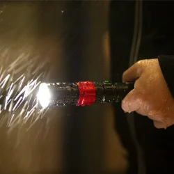 Latarka akumulatorowa Germina VELA 3w1 wymienne głowice walizka 2200mAH