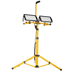 Naświetlacz LED na statywie, 2 x 65 W, 13000 lm, 6400 K, IP65, GERMINA