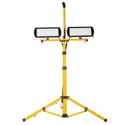 Naświetlacz LED na statywie, 2 x 65 W, 13000 lm, 6400 K, IP65, GERMINA