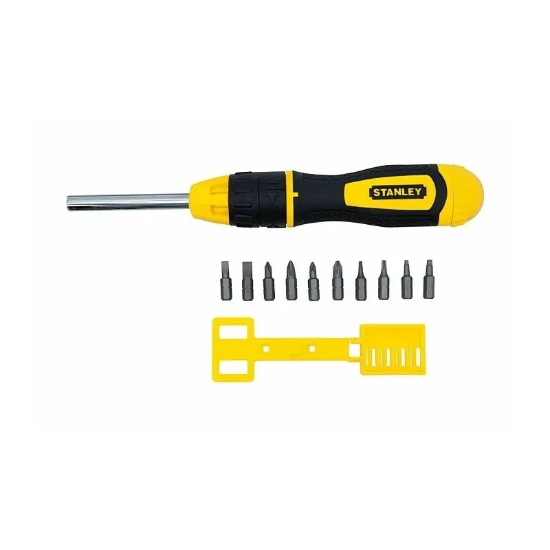 Wkrętak MULTIBIT zgrzechotka + 10 końcówek STANLEY®