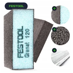 Gąbka szlifiers 69x98x26 120 GR/6 FESTOOL - 1 szt.
