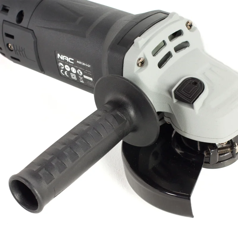 Szlifierka kątowa kątówka NAC AGE120-S-GY Soft Start reg. Obr. 125mm 1200W