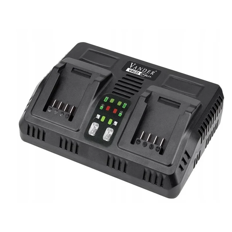 Ładowarka Podwójna Do Akumulatorów Baterii VANDER AKU+ 18V VAC21
