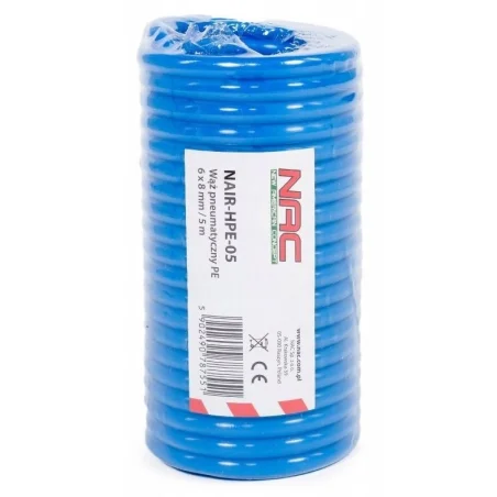 WĄŻ SPIRALNY pneumatyczny 5 m NAIR-HPE-05 NAC