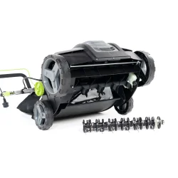 Aerator/wertykulator elektryczny 1800W, 38cm, kosz 45l, dwa wałki SCE180-38-W2 NAC