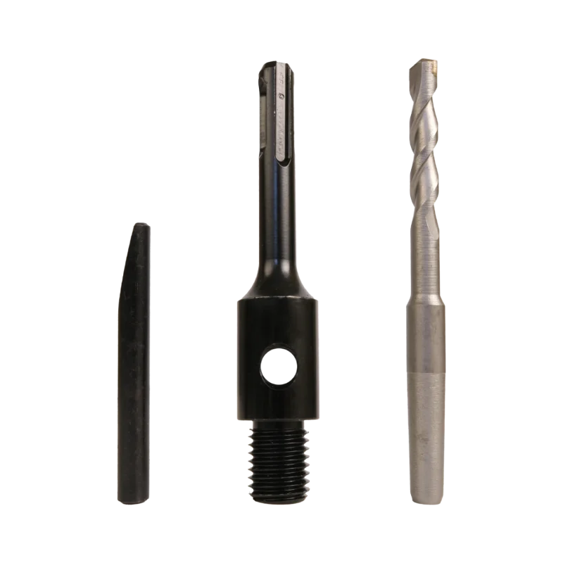 Adapter bezudarowy SDS+/M16 + wiertło prowadzące + klin FERRATi