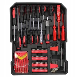 Klucze 419 el. SK-419-03 z grzechotkami czarna walizka