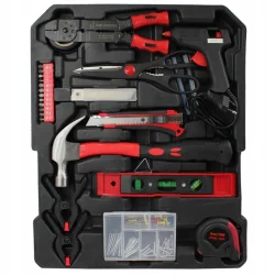 Klucze 419 el. SK-419-03 z grzechotkami czarna walizka