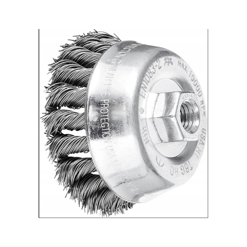 Szczotki TBG 80 stal 0,5 M14 PFERD