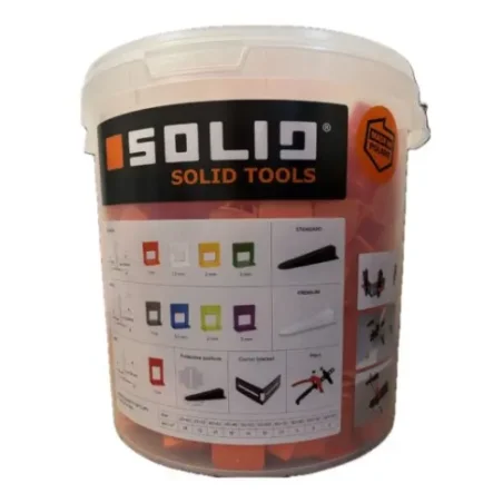 System poziomowania płytek - 800 klips 1mm + wiadro 20L/K.2 SOLID