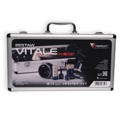 Zestaw VITALE HYBRID otwornice 6,8,10,12,20,25,35,45,68mm+adapter M14, CONO 2-50, RULLO25, MICO125 w walizce FERRATi