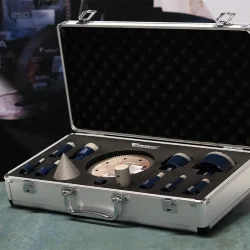 Zestaw VITALE HYBRID otwornice 6,8,10,12,20,25,35,45,68mm+adapter M14, CONO 2-50, RULLO25, MICO125 w walizce FERRATi