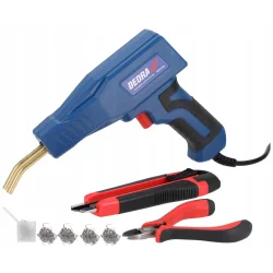 Zgrzewarka do plastiku 50W zestaw 500st. 400 zszywek DED7528 DEDRA