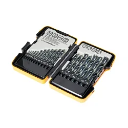 Komplet wierteł HSS do metalu 1-10mm x 0,5mm 19szt
