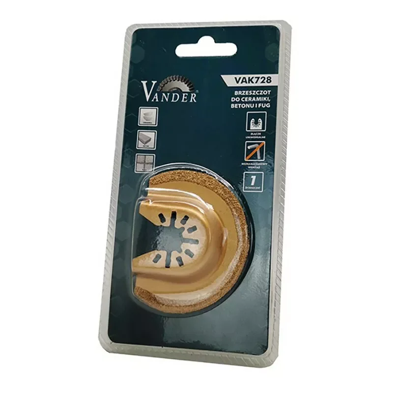 Brzeszczot VAK728 do ceramiki betonu fug do /65mm/VUW766 Vander