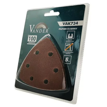 Papier ścierny VAK734 do VUW766  g.100 /5szt/ VANDER