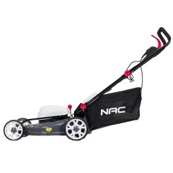 Kosiarka elektryczna 1800W, INDUKCYJNY, 46cm, stalowa, kosz 45l LE18-46-SI-G Nac