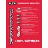 Wiertło udarowe SDS-plus 6 x 100/160 dwuostrzowe/1