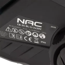 Pilarka akumulatorowa 40V CB-35-BL-LI-2X20V NAC