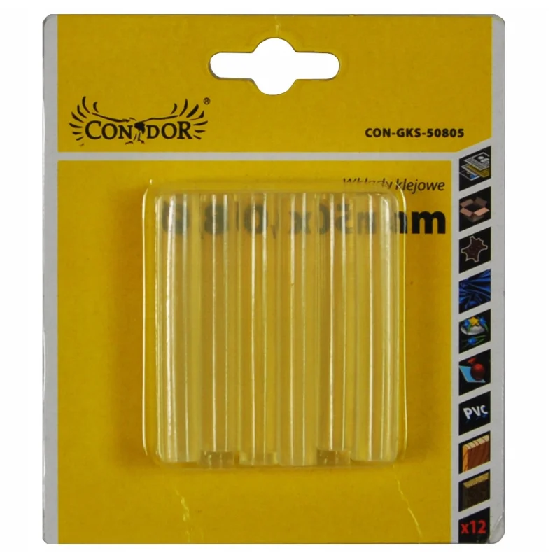 Wkłady klejowe 8,0x50 mm 12 szt. Condor