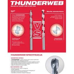 Wiertło metal HSS-G Thunderweb 10,0 (1szt) Milwauk