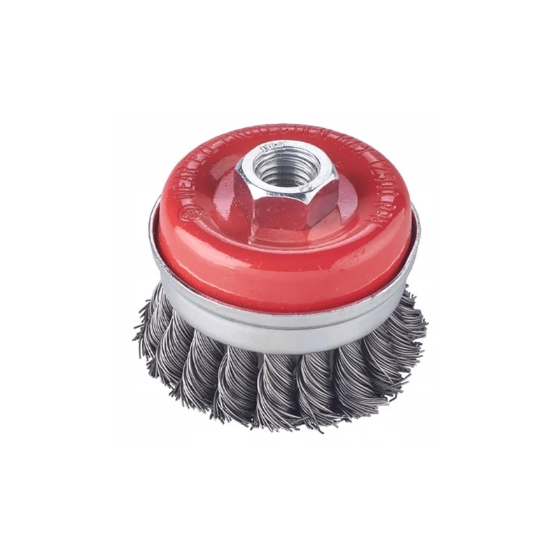 SZCZOTKA DOCZOŁOWA DRUCIANA M14 100mm Verkatto